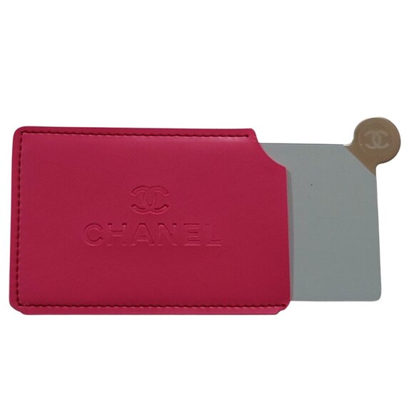 Chanel Pink Mirror Embossed Card Holder - Picture 5 of 6